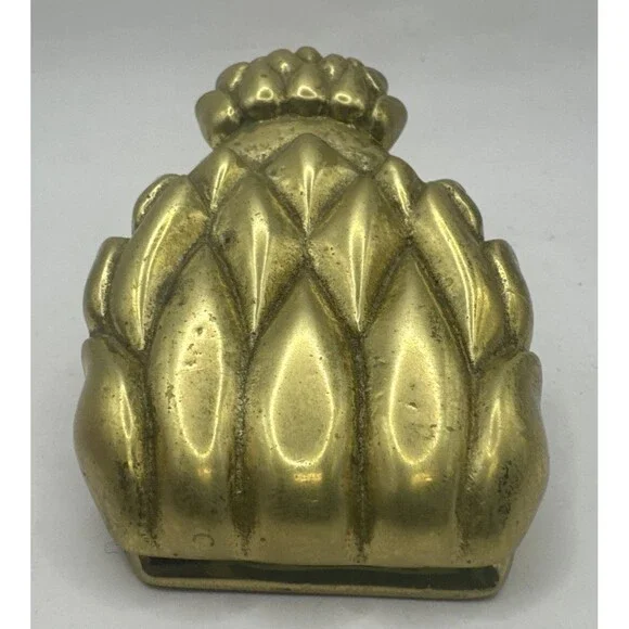 Vintage VIRGINIA METALCRAFTERS Brass Pineapple Clip VIM 7-25 (1979) - Picture 4 of 6